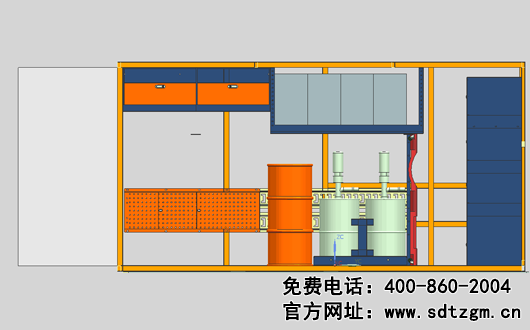 山东必博bibo设备卡车养护抢修服务车上装布局左侧