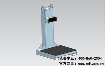 爆破阀立式支架