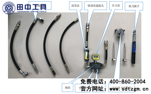 液压转向系统分析仪组成